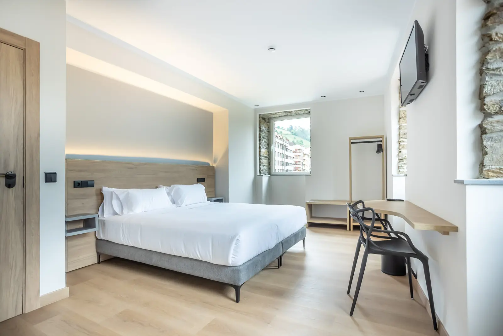 Habitación Doble Superior del Hotel Truita, Cangas del Narcea