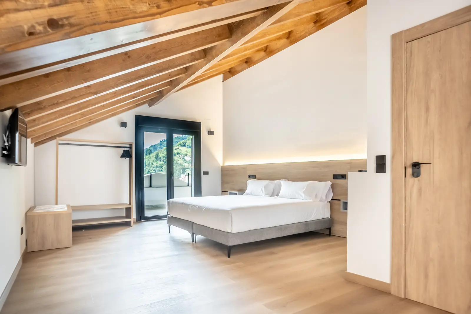 Habitación Premium con Terraza del Hotel Truita, Cangas del Narcea
